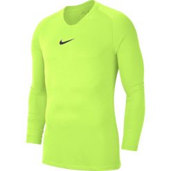 Męska Koszulka Z Długim Rękawem Park DriFIT Base Layer Top. Szare koszulki sportowe męskie Nike, m, bez wzorów, bez kołnierzyka, bez ramiączek, trekkingowe. Za 154.99 zł.