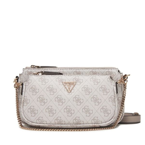Torebka Guess. Brązowe listonoszki damskie Guess, z aplikacjami, bez dodatków. Za 439.99 zł.