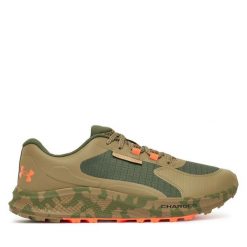 Buty do biegania Under Armour. Brązowe buty sportowe męskie Under Armour, bez zapięcia, do biegania. Za 229.99 zł.