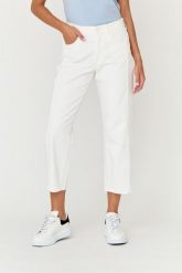 7 FOR ALL MANKIND Białe jeansy damskie THE MODERN STRAIGHT Milk, Rozmiar 28. Białe jeansy damskie 7 for all mankind. W wyprzedaży za 408.99 zł.