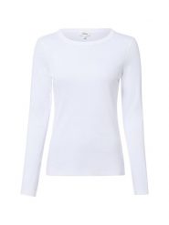 S.Oliver koszulka z długim rękawem Kobiety Dżersej biały, 38. Białe t-shirty damskie S.Oliver, s, bez wzorów, z dżerseju, bez kołnierzyka. Za 109.95 zł.