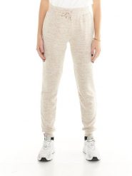 Spodnie dresowe z wełna z kaptur na co dzień. Brązowe spodnie sportowe damskie LEONE 1947 APPAREL, m, bez wzorów, z dresówki, na fitness i siłownię. Za 147.31 zł.