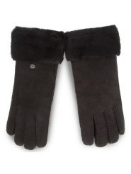 EMU Australia Rękawiczki Damskie Apollo Bay Gloves M/L Czarny. Czarne czapki i kapelusze damskie Emu Australia, bez wzorów, ze skóry. Za 514.99 zł.