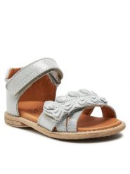 Froddo Sandały Carlina G2150193-8 M Srebrny. Szare sandały dziewczęce Froddo, ze skóry, bez zapięcia. Za 299.99 zł.