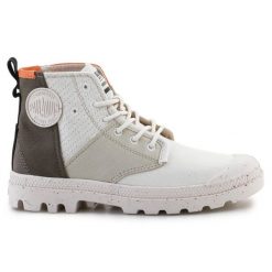 Buty Palladium Pampa Hi Re Generate 79128-363-M białe. Białe obuwie sportowe damskie bez wzorów, z materiału. Za 613.11 zł.