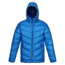 Męska Kurtka Zimowa Puchowa Z Kapturem Toploft II. Niebieskie kurtki sportowe męskie Regatta, na zimę, l, bez wzorów, z puchu, trekkingowe. Za 194.99 zł.