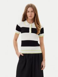 Artigli Sweter ACMA001937 Biały Regular Fit. Białe swetry damskie Artigli, m, bez wzorów, z wiskozy, bez kołnierzyka, bez ramiączek, bez kaptura. Za 179.99 zł.