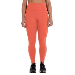 Damskie legginsy Rox R-Silky Mesh. Brązowe legginsy sportowe damskie Roxy, bez wzorów, z meshu, z podwyższonym stanem. Za 235.99 zł.