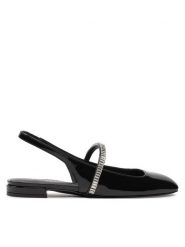 Stuart Weitzman Sandały Stefanie Slngback Fl SI438 Czarny. Czarne sandały damskie Stuart Weitzman, bez wzorów, ze skóry, bez obcasa, na płaskiej podeszwie, bez zapięcia. Za 1,339.00 zł.