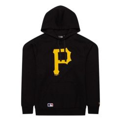 Bluza z kapturem Pirates Nos MLB Regular. Czarne bluzy męskie New Era, m, bez wzorów, z kapturem. Za 293.50 zł.