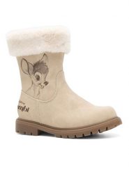 Disney Classics Kozaki CS1575-02DCLS Beżowy. Brązowe buty zimowe dziewczęce Disney Classics, bez wzorów, z tworzywa sztucznego, bez zapięcia. Za 149.99 zł.