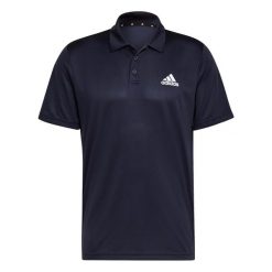 Koszulka polo do tenisa z krótkim rękawem męska Adidas TS. Koszulki polo męskie Adidas, na jesień, m, bez wzorów, z materiału, bez ramiączek. Za 149.99 zł.