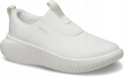 Buty Sportowe Sneakersy Dla Dorosłych Crocs Mellow Ease Slip On. Białe obuwie sportowe damskie Crocs, bez wzorów, z materiału, trekkingowe. Za 263.99 zł.