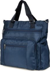 Beltimore Granatowa Damska Torebka Beltimore Lekka Duża A4 J30. Torebki do ręki damskie Beltimore, bez wzorów, duże, bez dodatków. Za 71.49 zł.