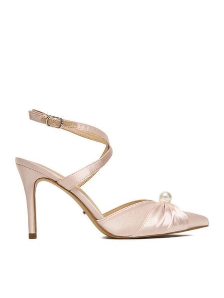 DeeZee Szpilki CEO-CD23029-13 Różowy. Czerwone szpilki damskie DeeZee, bez wzorów, z materiału, bez obcasa, bez zapięcia. Za 149.99 zł.