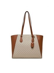 MICHAEL Michael Kors Torebka Taryn 30F4GTBT7B Beżowy. Brązowe torebki do ręki damskie MICHAEL Michael Kors, bez wzorów, ze skóry, bez dodatków. Za 849.99 zł.