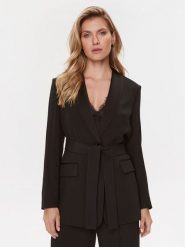 Boss Marynarka Jikela 1 50500794 Czarny Oversize. Czarne żakiety damskie Boss, bez wzorów, z syntetyku. Za 1,749.00 zł.