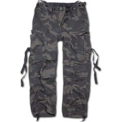 Spodnie bushcraft męskie Brandit M65 Vintage Dark Camo. Brązowe spodnie sportowe męskie Brandit, m, bez wzorów, outdoorowe. Za 327.50 zł.
