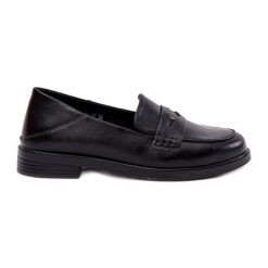 Eleganckie Mokasyny Damskie Z Naturalnej Skóry Vinceza 18100 Czarne. Czarne mokasyny damskie ze skóry, eleganckie. Za 239.75 zł.