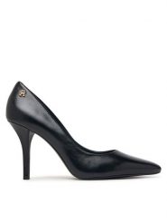 Tommy Hilfiger Szpilki High Heel Court Leather Shoe FW0FW09527 Czarny. Czarne szpilki damskie Tommy Hilfiger, bez wzorów, ze skóry, bez obcasa, bez zapięcia. Za 529.99 zł.