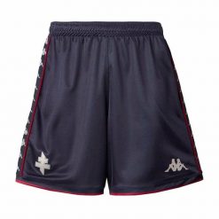 Shorty Trzeciego FC Metz Ryder. Niebieskie krótkie spodenki sportowe męskie Kappa, bez wzorów, do piłki nożnej. Za 293.00 zł.
