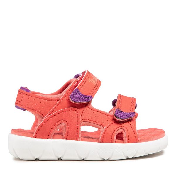 Sandały Timberland. Brązowe sandały dziewczęce Timberland, bez zapięcia. Za 110.99 zł.