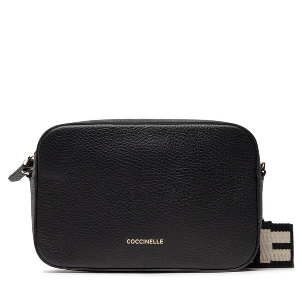 Torebka Coccinelle. Czarne listonoszki damskie Coccinelle, bez wzorów, bez dodatków. Za 849.99 zł.