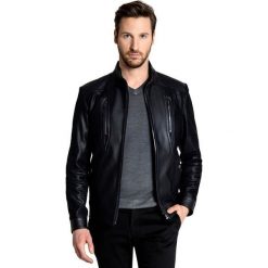 Kurtka EMILIANO SKGS000003. Czarne kurtki męskie Giacomo Conti, z materiału. Za 1,499.00 zł.