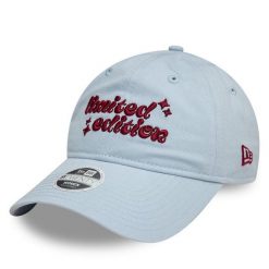 Czapka z daszkiem New Era. Niebieskie czapki i kapelusze damskie New Era, bez wzorów. Za 89.99 zł.