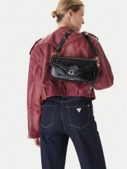 Guess Torebka 178715 Czarny. Czarne torebki do ręki damskie Guess, z aplikacjami, ze skóry, bez dodatków. Za 319.99 zł.