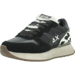 Buty SUN68 SCPZ46224 Czarny. Czarne obuwie sportowe damskie SUN68, bez wzorów, ze skóry, na fitness i siłownię. Za 490.99 zł.