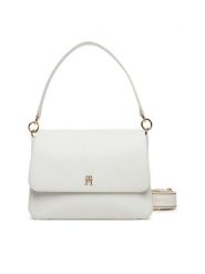 Tommy Hilfiger Torebka Th Joy Shoulder Bag AW0AW16815 Biały. Białe torebki do ręki damskie Tommy Hilfiger, bez wzorów, ze skóry, bez dodatków. Za 419.99 zł.