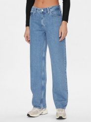 Calvin Klein Jeans Jeansy 90's J20J222440 Niebieski Relaxed Fit. Niebieskie jeansy damskie Calvin Klein Jeans. Za 299.99 zł.
