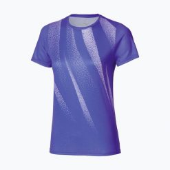 Koszulka do biegania damska Mizuno Core Graphic Tee. Fioletowe koszulki sportowe damskie Mizuno, m, bez wzorów, z materiału, bez kołnierzyka, bez ramiączek, do biegania. Za 109.99 zł.