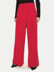 Imperial Spodnie palazzo P5B8IIC Czerwony Wide Leg. Czerwone spodnie materiałowe damskie Imperial, m, bez wzorów, z materiału. Za 319.99 zł.