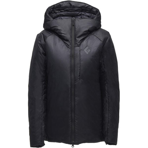 Parka dla kobiet Black Diamond Belay. Czarne kurtki damskie Black Diamond, na zimę, bez wzorów, bez kaptura. Za 1,362.50 zł.