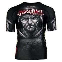 Koszulka Męska na siłownię rashguard MMA EXTREME HOBBY EZECHIEL. Czarne buty sportowe męskie EXTREME HOBBY, m, bez wzorów, z bawełny, bez kołnierzyka, bez ramiączek, do biegania. Za 199.00 zł.