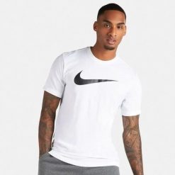 T-shirt sportowy z krótkim rękawem męski Nike Dri-FIT Park Tee. Czarne t-shirty męskie Nike, m, bez wzorów, z bawełny, sportowe, bez kołnierzyka. Za 163.60 zł.