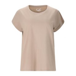 Koszulka damska Cruz Highmore. Brązowe koszulki sportowe damskie CRUZ, bez wzorów, bez kołnierzyka, bez ramiączek, na fitness i siłownię. Za 92.50 zł.
