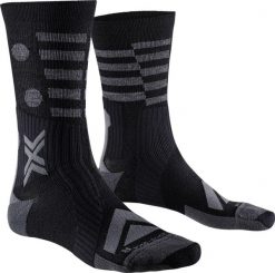 Skarpety X-Socks Gravel Perform Merino Crew. Czarne skarpety damskie X-Socks, bez wzorów, z wełny. Za 176.00 zł.