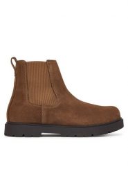 Birkenstock Sztyblety Highwood Slip On 1033155 Brązowy. Brązowe botki męskie Birkenstock, bez wzorów, ze skóry, bez zapięcia. Za 854.99 zł.