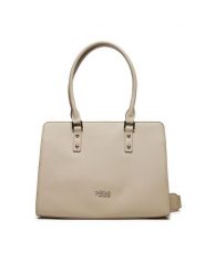 Nobo Torebka NBAG-P2280-CM00 Écru. Torebki do ręki damskie Nobo, bez wzorów, ze skóry, bez dodatków. Za 369.99 zł.