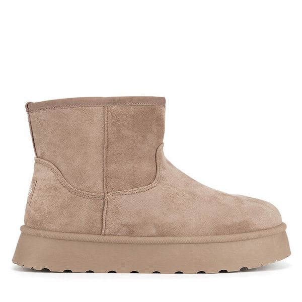 Botki DeeZee. Brązowe śniegowce dziewczęce DeeZee, bez zapięcia. Za 89.99 zł.