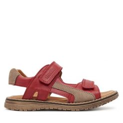 Sandały Froddo. Czerwone sandały chłopięce Froddo, bez zapięcia. Za 209.99 zł.