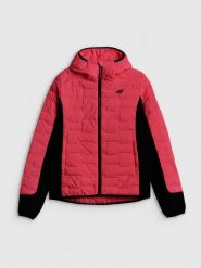 4F Kurtka trekkingowa z wypełnieniem Primaloft Silver damska - różowa XXL. Czerwone kurtki damskie 4f, na lato, l, bez wzorów, z materiału, wizytowe, bez kaptura. Za 399.99 zł.