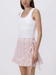 Spódnica mini - inny. Spódnice damskie Reserved, l, bez wzorów, z dzianiny, mini, rozkloszowane. Za 59.99 zł.