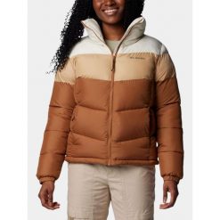 Kurtka Przejściowa Damska Columbia Puffect II Colorblock. Brązowe kurtki damskie Columbia, na jesień, m, bez wzorów, bez kaptura. Za 428.99 zł.