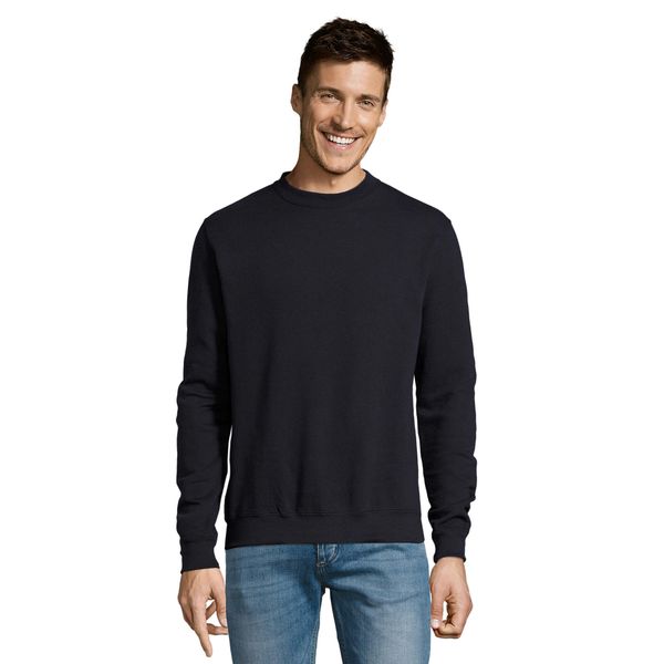 Bluza Unisex Dla Dorosłych New Supreme. Niebieskie bluzy męskie SOL'S, m, bez wzorów, bez kaptura. Za 87.99 zł.