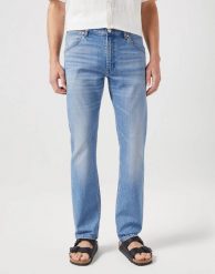 WRANGLER 11MWZ MĘSKIE SPODNIE JEANSOWE JEANSY DŻINSY SHERIFF BLUE 112350812 W1MZ013842. Niebieskie jeansy męskie Wrangler. Za 229.99 zł.