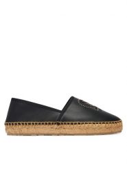 LOVE MOSCHINO Espadryle JA10532G0OIA0000 Czarny. Czarne espadryle damskie Love Moschino, bez wzorów, ze skóry, bez obcasa, bez zapięcia. Za 859.99 zł.